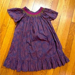 Bonpoint dress girls size 5/6 purple from Paris Bonpoint